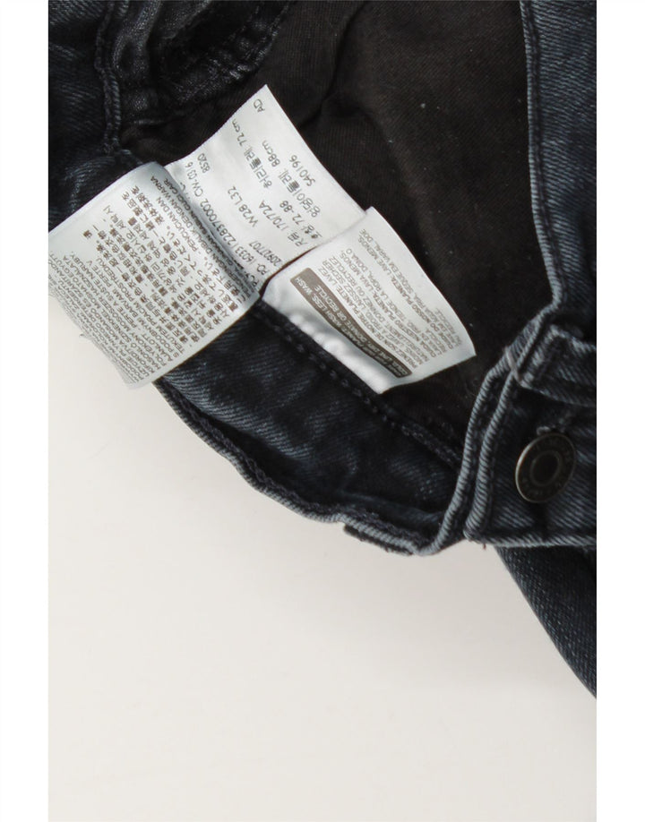 Levi's Herre 522 Slim Jeans W28 L25 Marineblå Bomuld