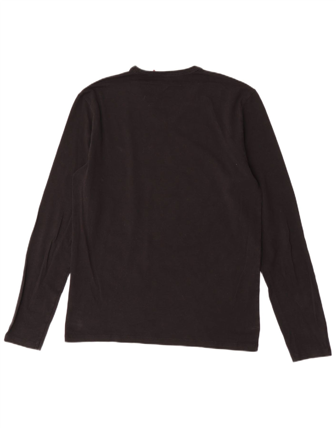 Guess Herre grafisk top langærmet XL sort bomuld