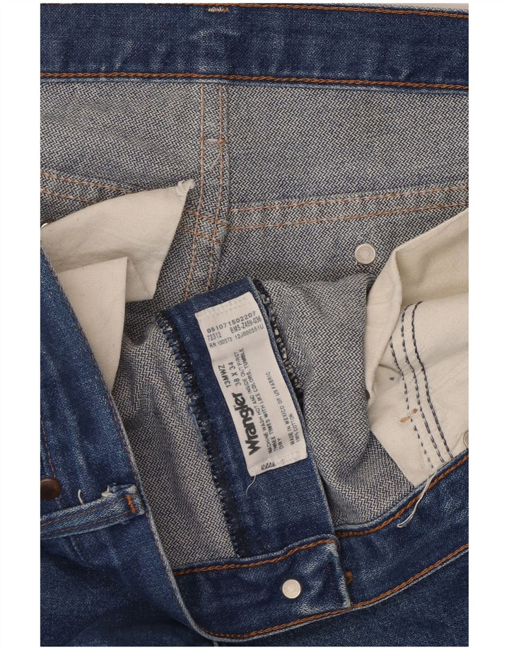 Wrangler Denim Shorts til mænd W38 XL Blå Bomuld