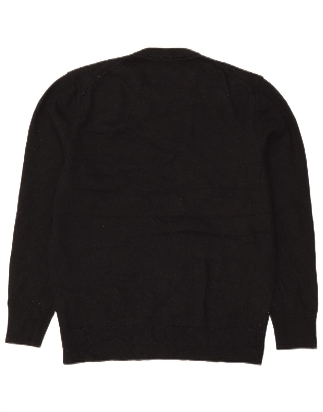 Zara Herre Crew Neck Jumper Sweater Medium Sort Uld