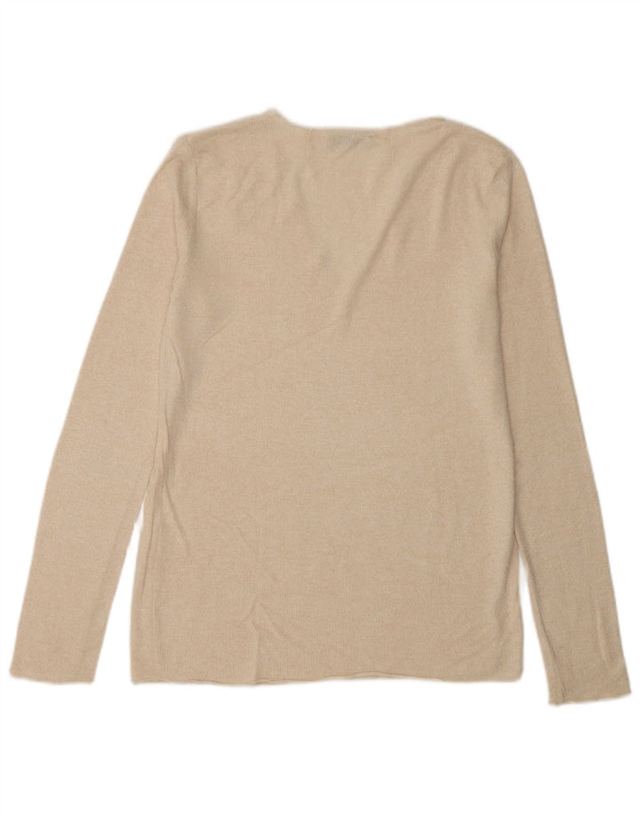 Zara Dametop Langærmet UK 10 Small Beige