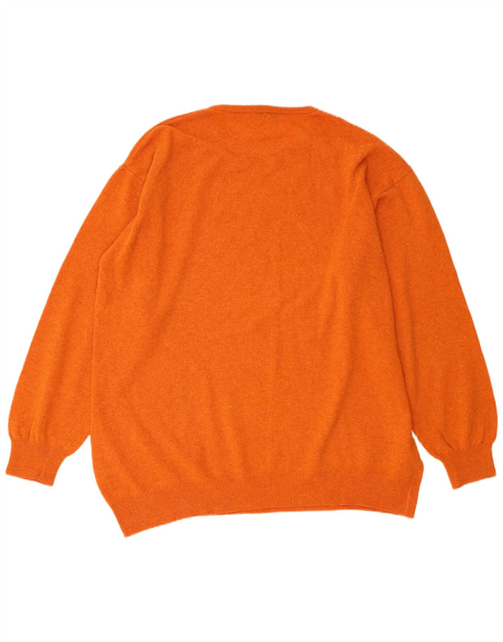 Kappa Herre trøjetrøje med rund hals 3XL Orange lammeuld