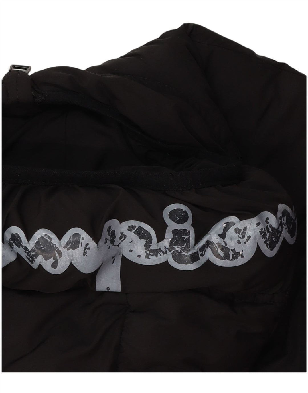 CHAMPION drenge grafisk polstret hættejakke 15-16 år 2XL sort