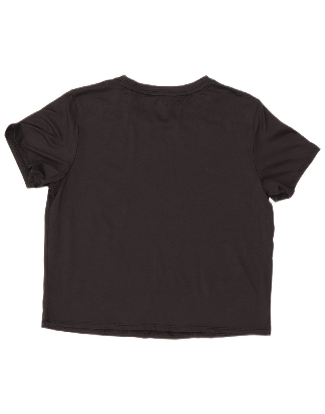 PUMA Womens Crop T-Shirt Top UK 14 Medium Sort