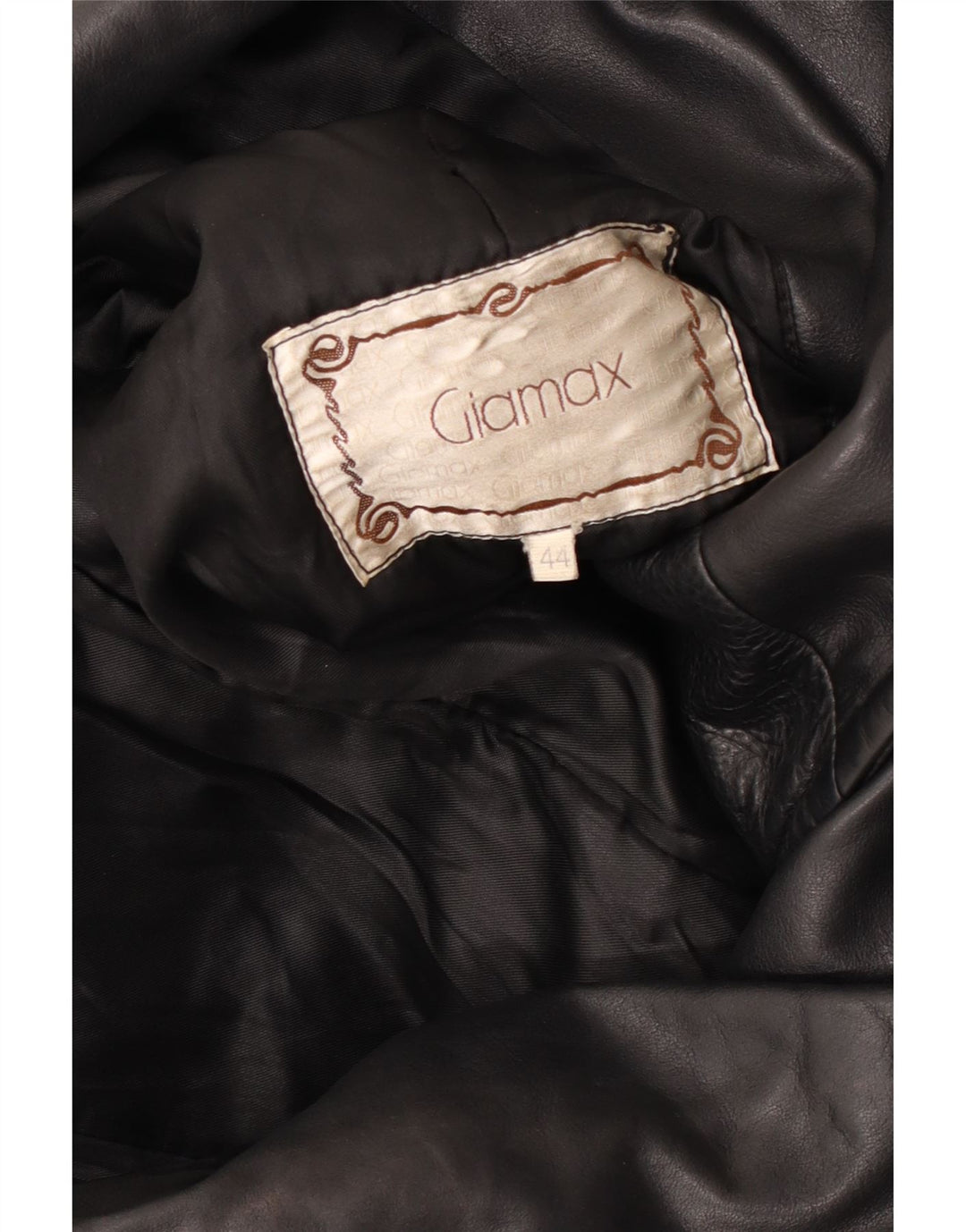 Giamax Dame Læderjakke EU 44 XL Sort