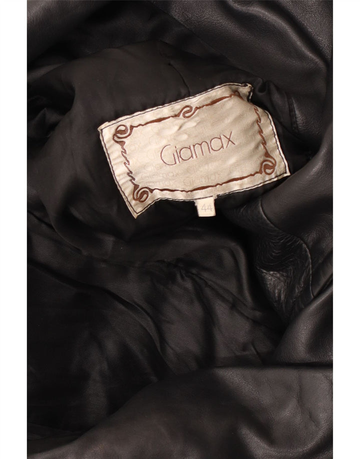 Giamax Dame Læderjakke EU 44 XL Sort