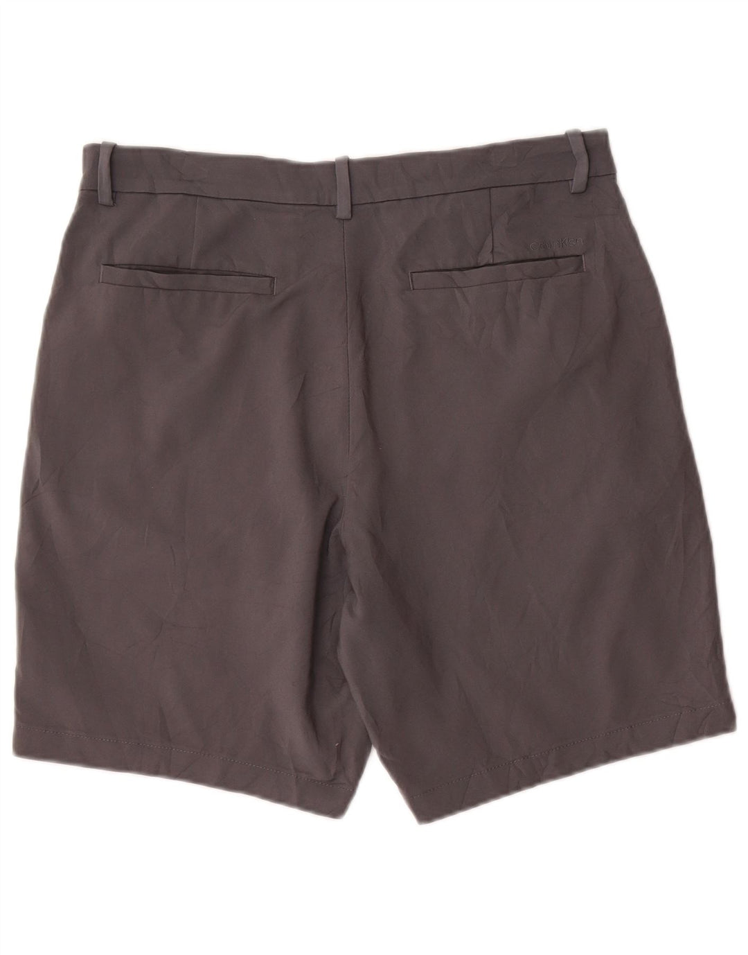 Calvin Klein Herre Chino Shorts W33 Medium Grey Bomuld