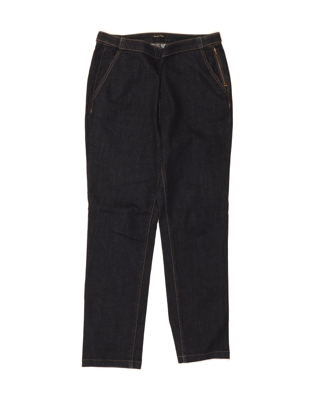 MASSIMO DUTTI Womens Straight Jeans EU 40 Medium W30 L28 Navy Blue Vintage Massimo Dutti and Second-Hand Massimo Dutti from Messina Hembry 