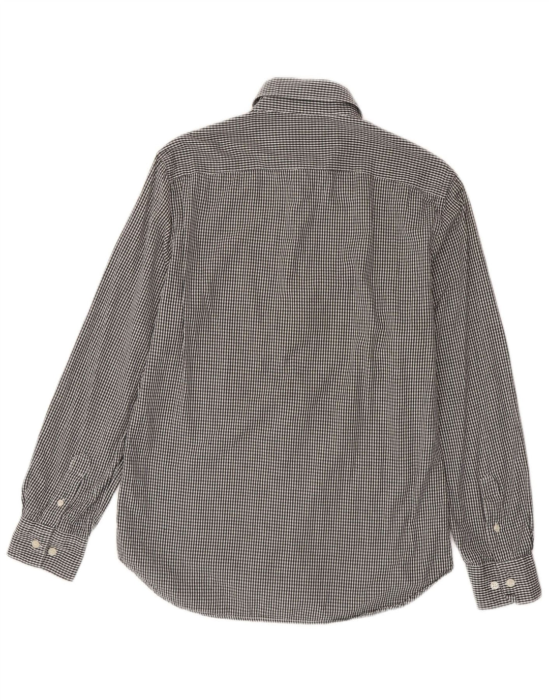 French Connection Herreskjorte Mediumgrå Gingham Bomuld