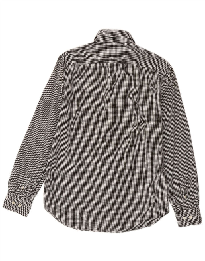 French Connection Herreskjorte Mediumgrå Gingham Bomuld
