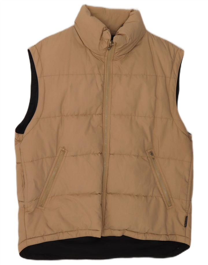 Sergio Tacchini Mens Padded Gilet UK 40 Large Beige