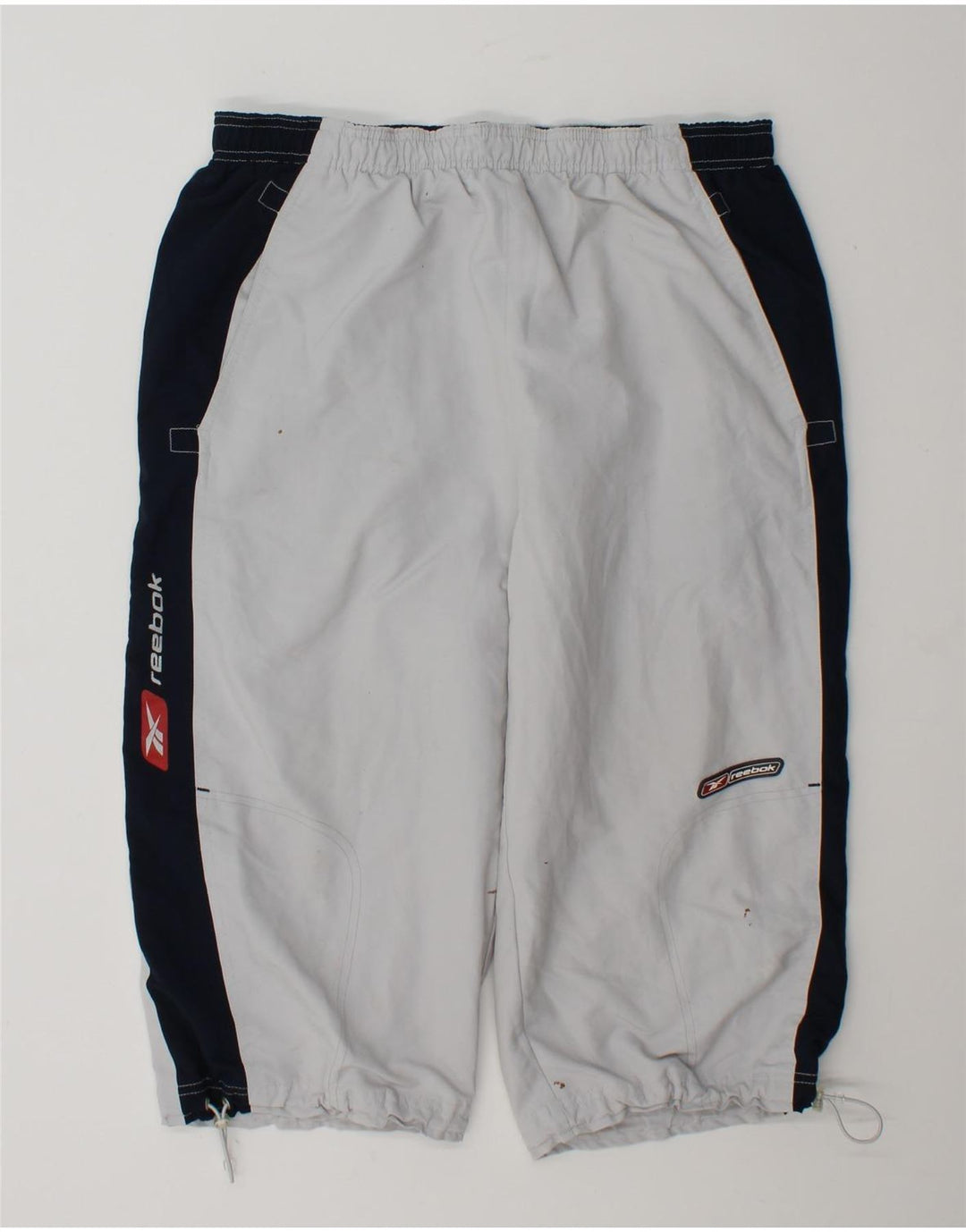 Reebok Herre Bermuda Sport Shorts Medium Grey Colourblock Polyester