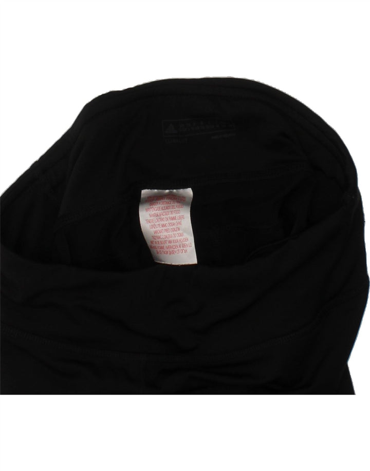 ADIDAS Girls Graphic Leggings 13-14 Years  Black Polyester Vintage Adidas and Second-Hand Adidas from Messina Hembry 