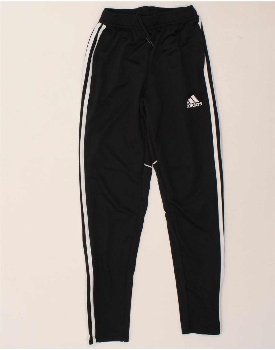 ADIDAS Mens Tracksuit Trousers XS Black Polyester Vintage Adidas and Second-Hand Adidas from Messina Hembry 