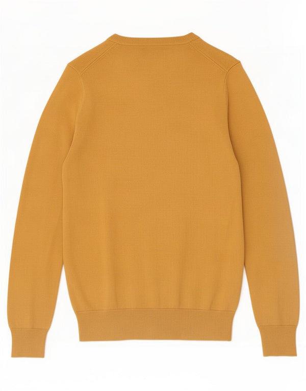 Marks & Spencer Herre V-hals sweater XS Gul Bomuld