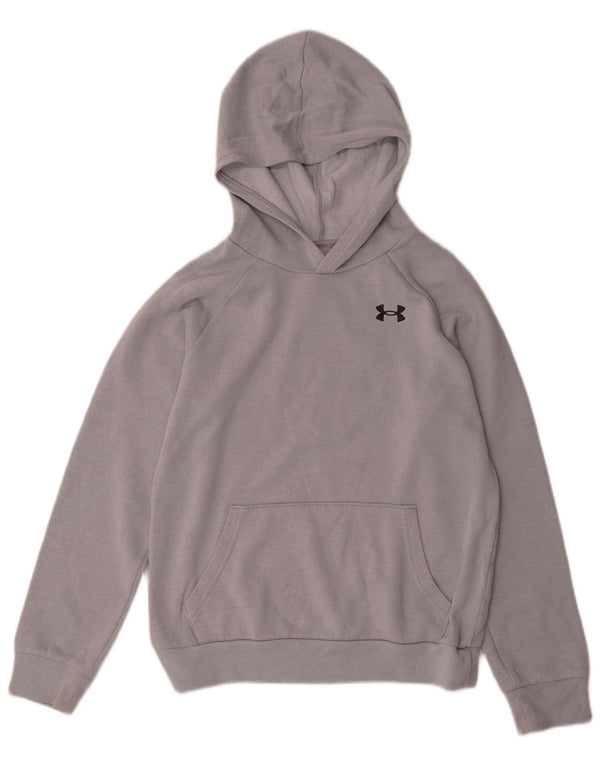 Under Armour drenge Loose Fit hættetrøje trøje 11-12 år stor grå bomuld