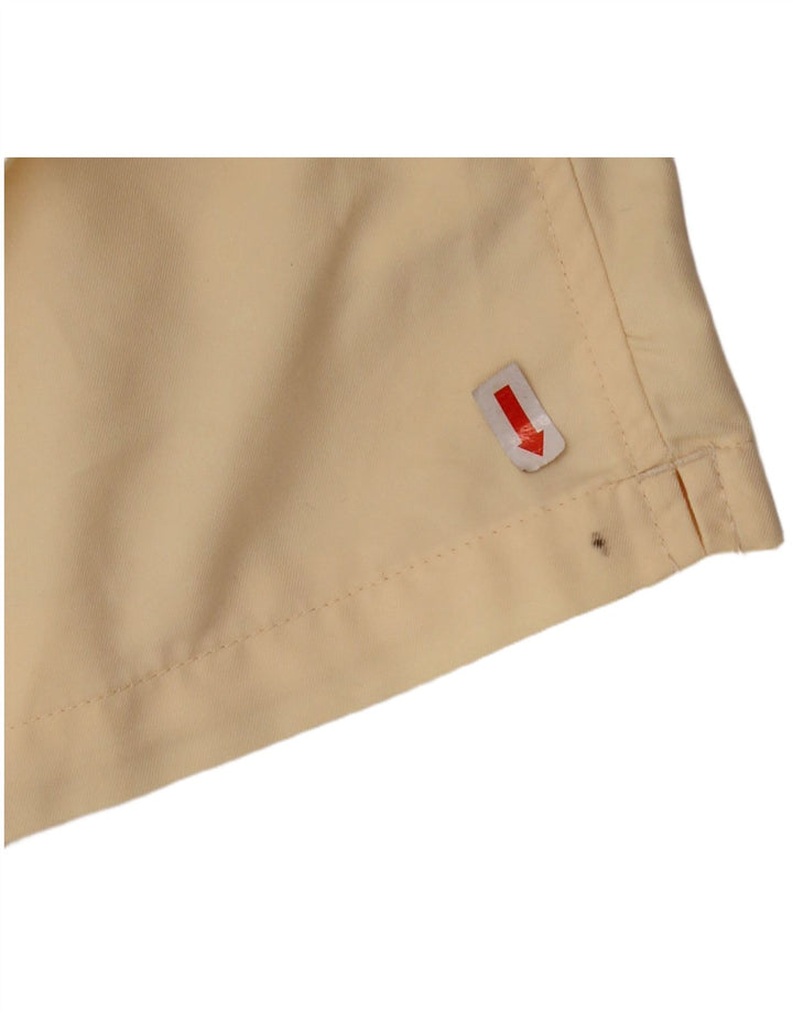 NIKE sportsshorts til kvinder UK 10/12 medium beige polyester