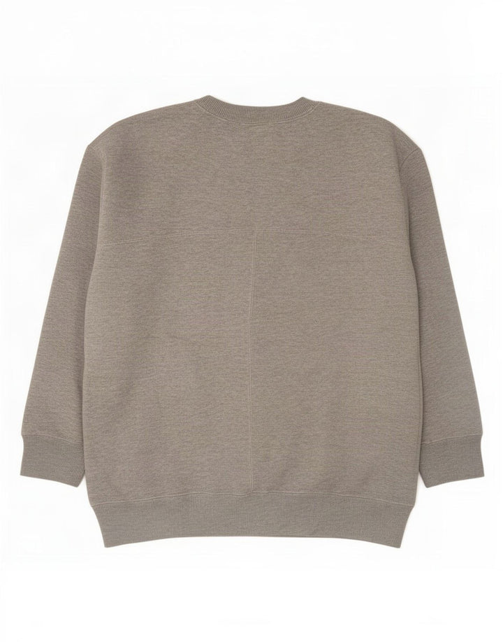 Zara Herre Sweatshirt Jumper Lille Grå Polyester