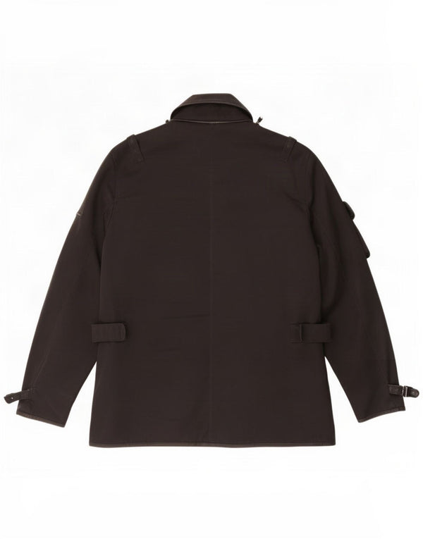 Cesare Paciotti 4US Herre Utility Jacket UK 40 Large Black Polyamide
