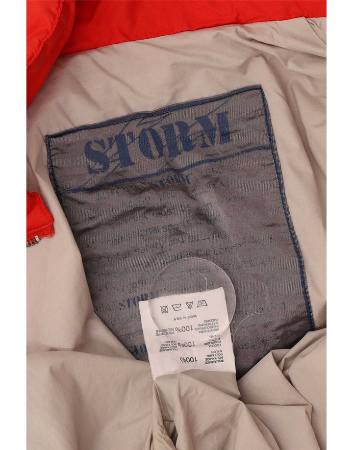 Vintage Ski Jumpsuit til mænd Stor rød polyamid