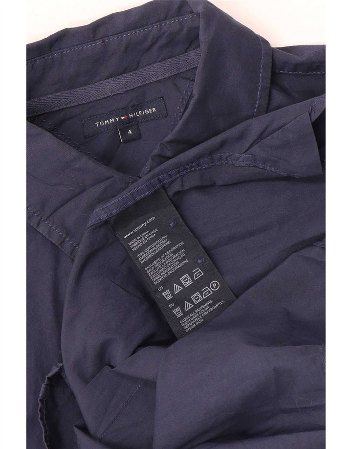 Tommy Hilfiger dameskjorte US 4 Lille marineblå bomuld