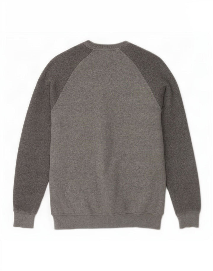 Adidas grafisk sweatshirt til mænd, lille grå bomuld
