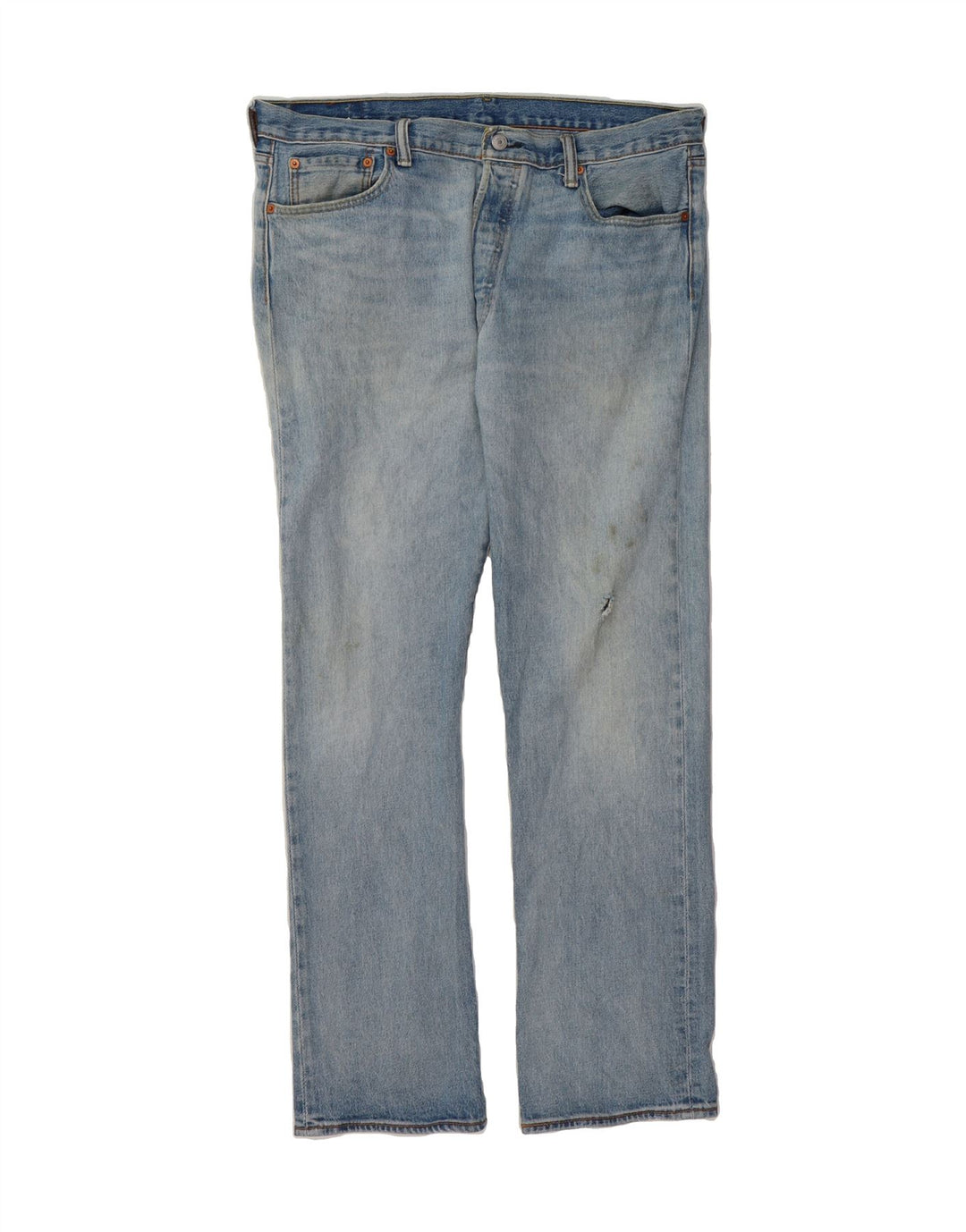 LEVI'S Mens Straight Jeans W36 L32 Blue Cotton Vintage Levi's and Second-Hand Levi's from Messina Hembry 