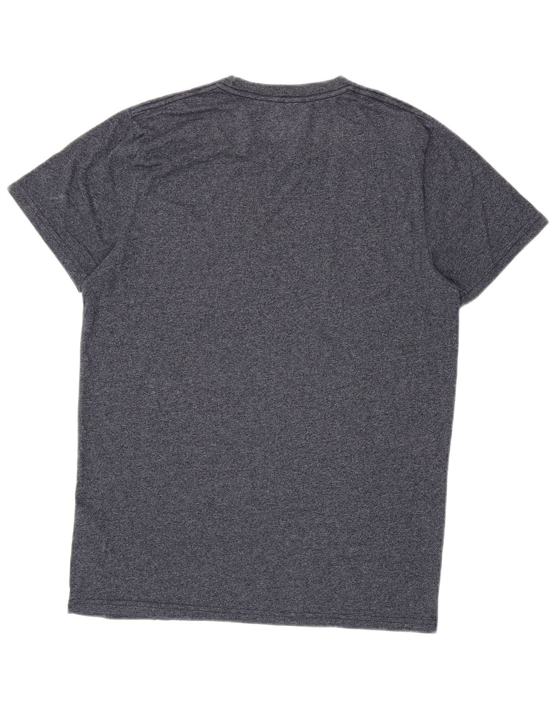 Hollister Herre T-shirt Top Medium Marineblå Flecked Bomuld