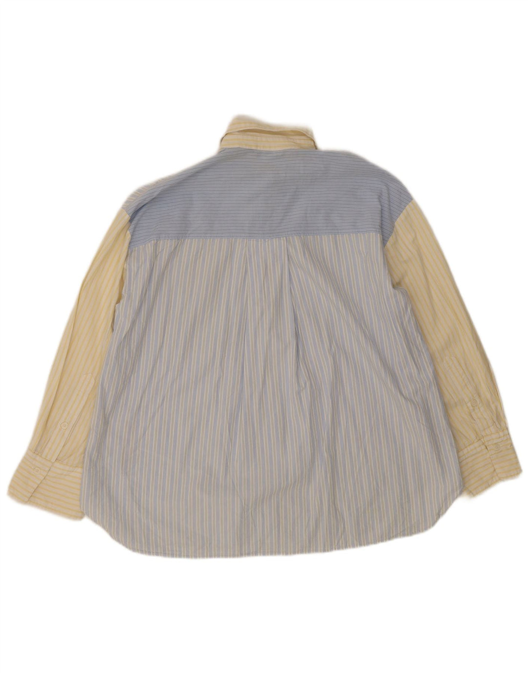 Zara Dame Oversized Skjorte UK 10 Lille blå stribet bomuld