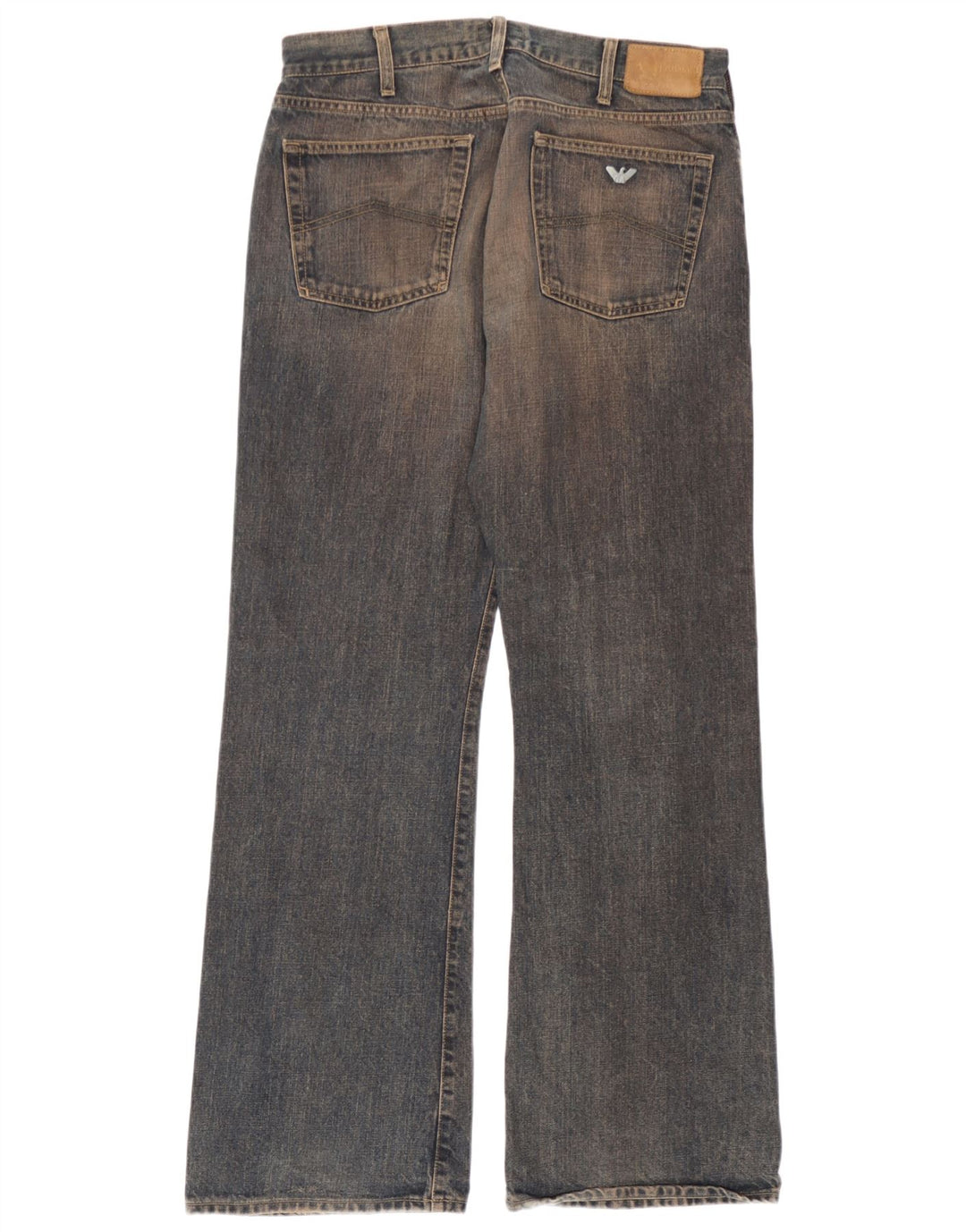 Armani Dame Bootcut Jeans W34 L32 Marineblå Bomuld