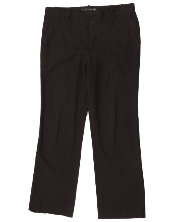 Zara Lige Chinobukser til kvinder EU 42 Large W32 L30 Sort