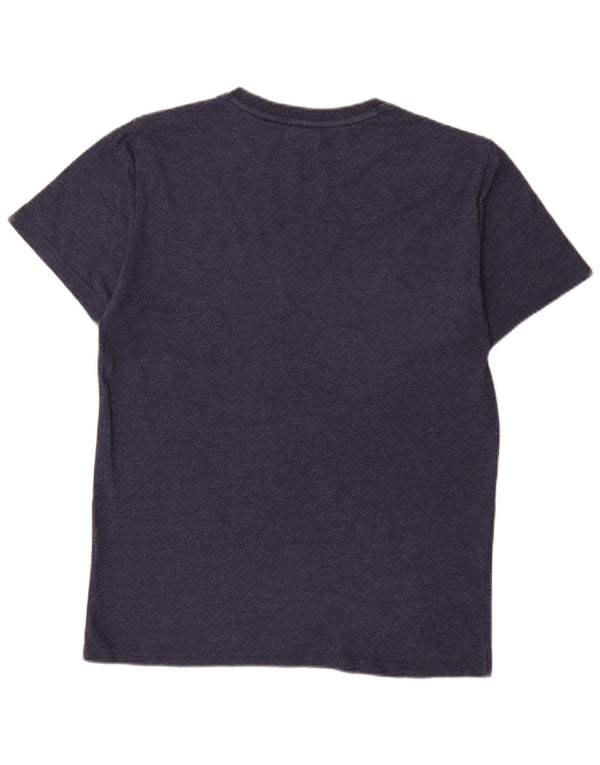Superdry Grafisk T-shirt top til mænd, stor marineblå