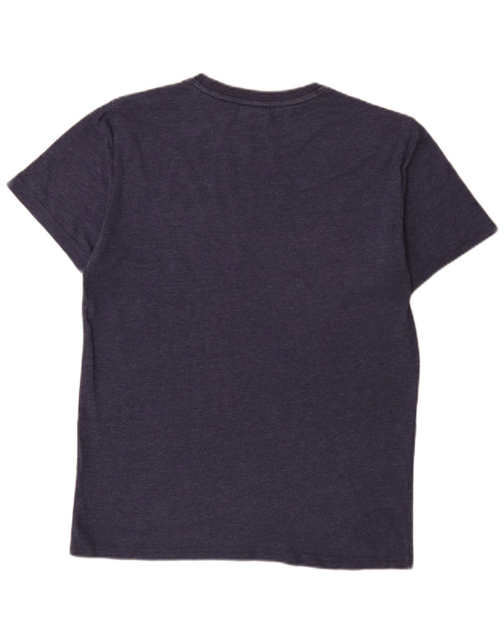Superdry Grafisk T-shirt top til mænd, stor marineblå
