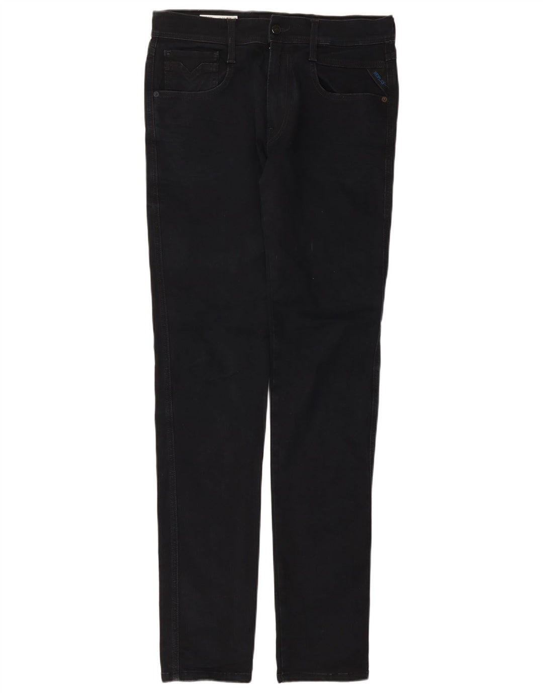 Replay Herre Slim Jeans W31 L34 Marineblå Bomuld