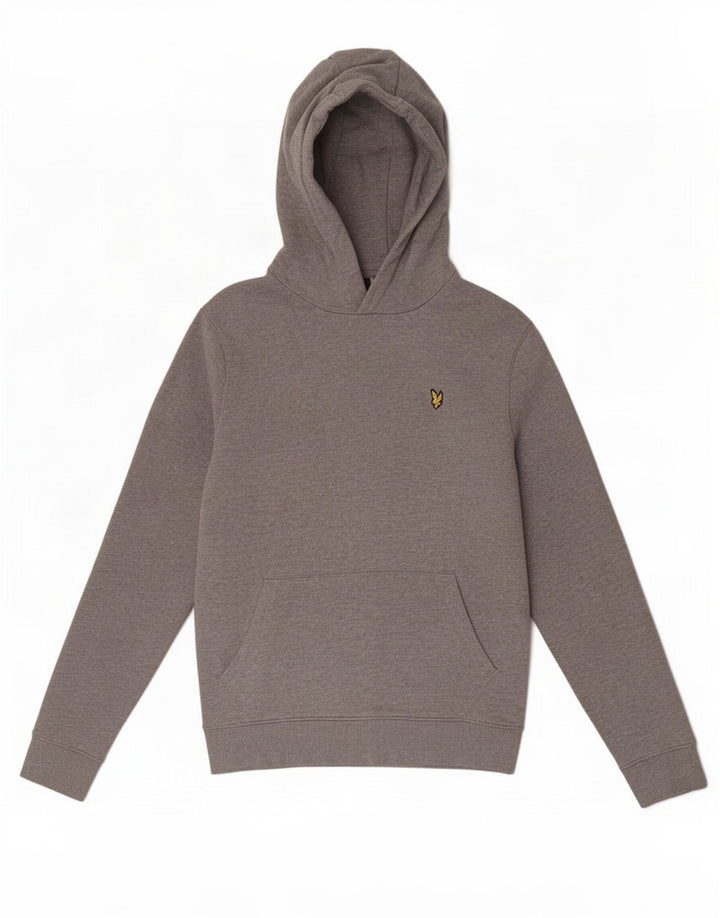 Lyle & Scott Hættetrøje til mænd, lille grå bomuld