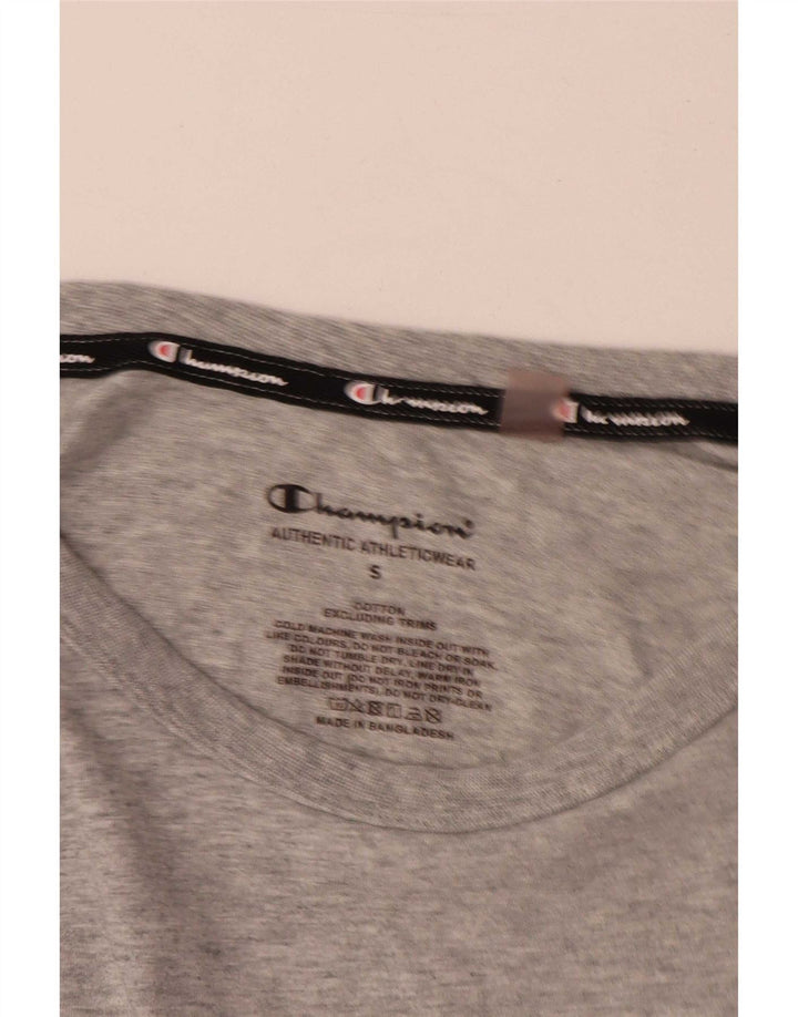 Champion Herre grafisk T-shirt top lille grå bomuld