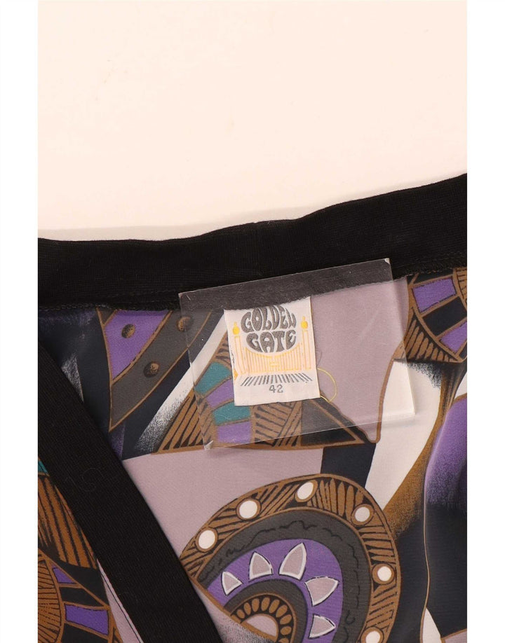 Golden Gate Dame Skjorte Bluse EU 42 Stor Flerfarvet Geometrisk