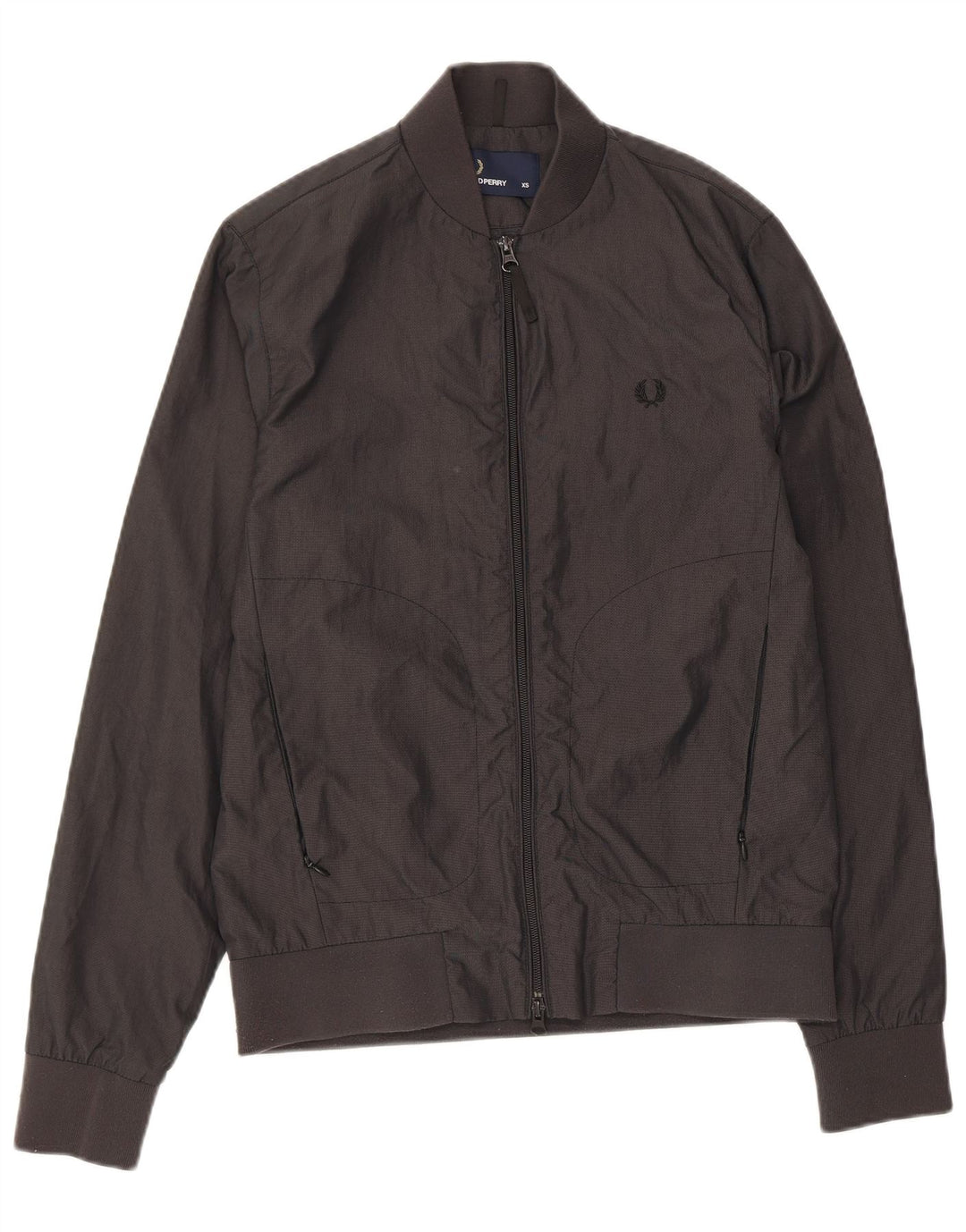 Fred Perry Bomberjakke til mænd UK 34 XS Grå polyamid
