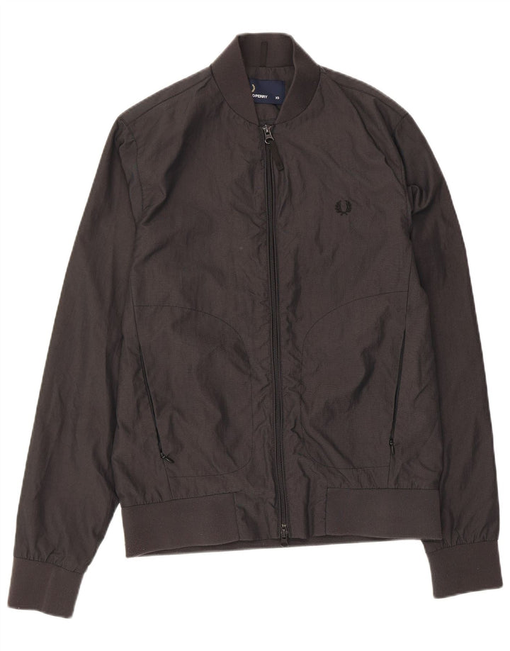 Fred Perry Bomberjakke til mænd UK 34 XS Grå polyamid