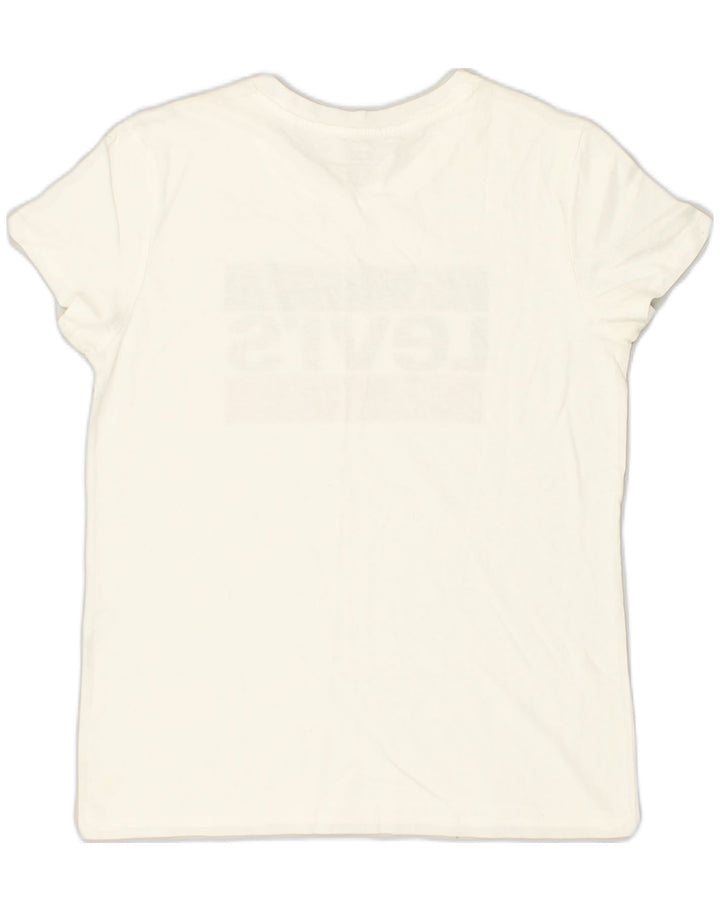 LEVI'S Mens Graphic T-Shirt Top Small White | Vintage Levi's | Thrift | Second-Hand Levi's | Used Clothing | Messina Hembry 