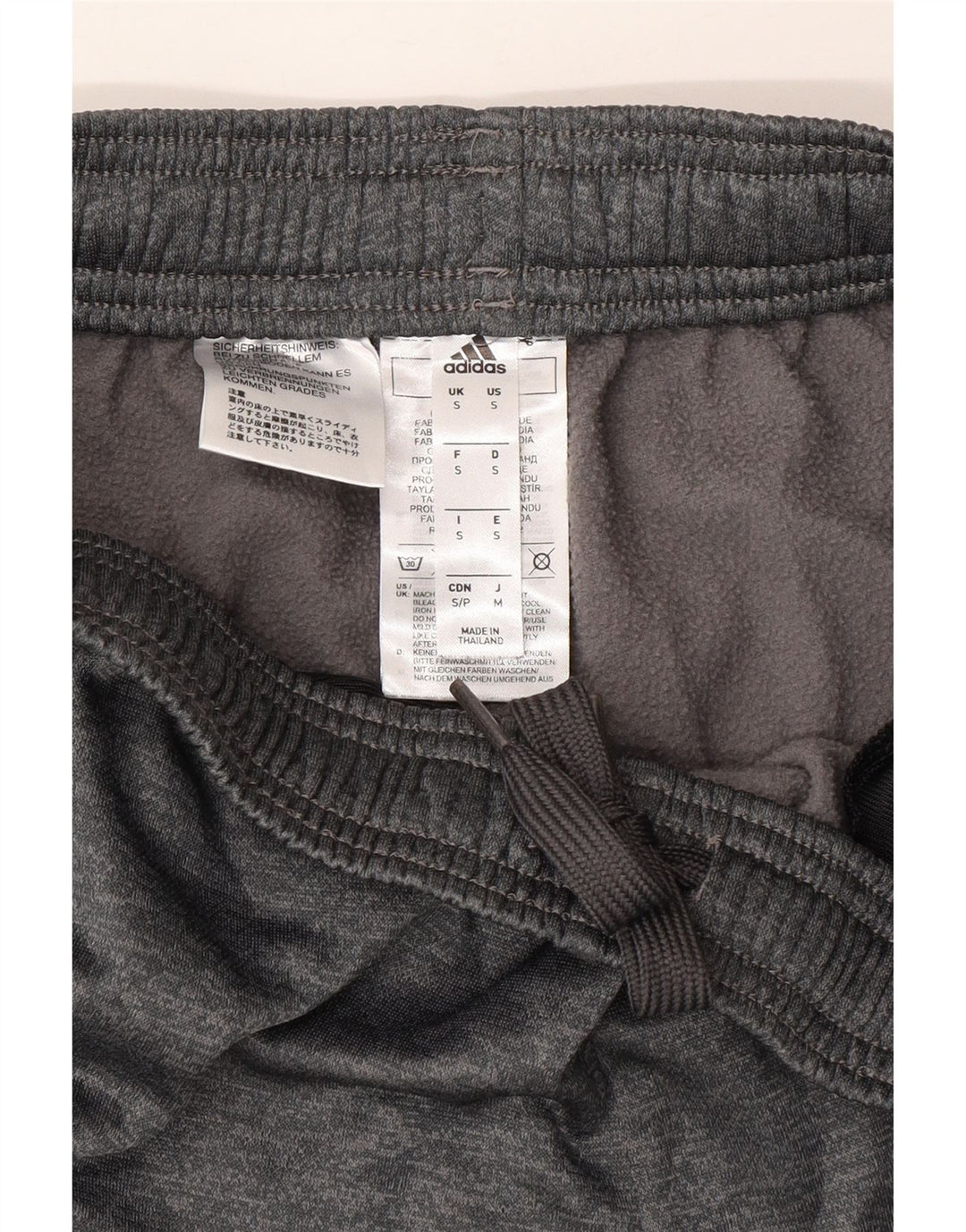 Adidas Træningsdragtsbukser til mænd Små grå polyester