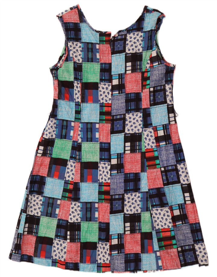 Leygil Dame Ærmeløs A-Line Kjole UK 18 XL Flerfarvet Patchwork