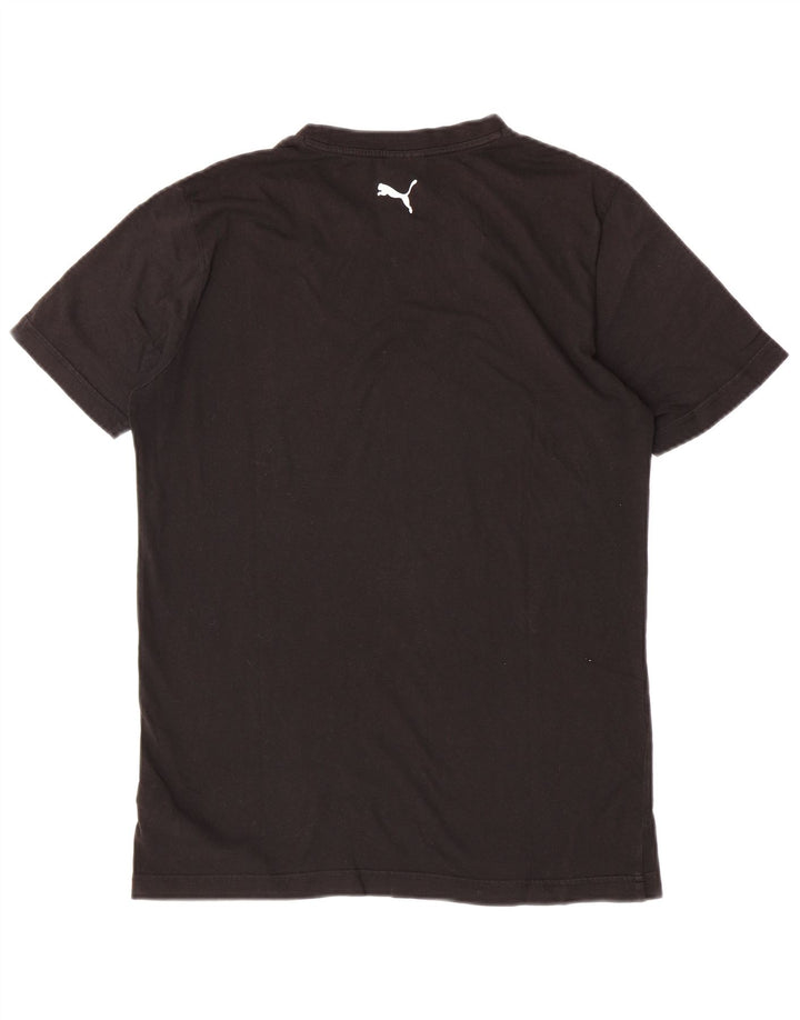Puma Herre grafisk T-shirt top lille sort bomuld