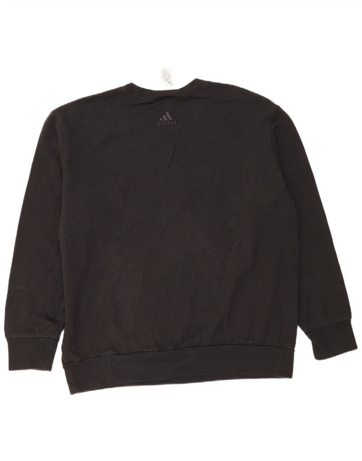 Adidas Graphic Sweatshirt Jumper XL Sort bomuld