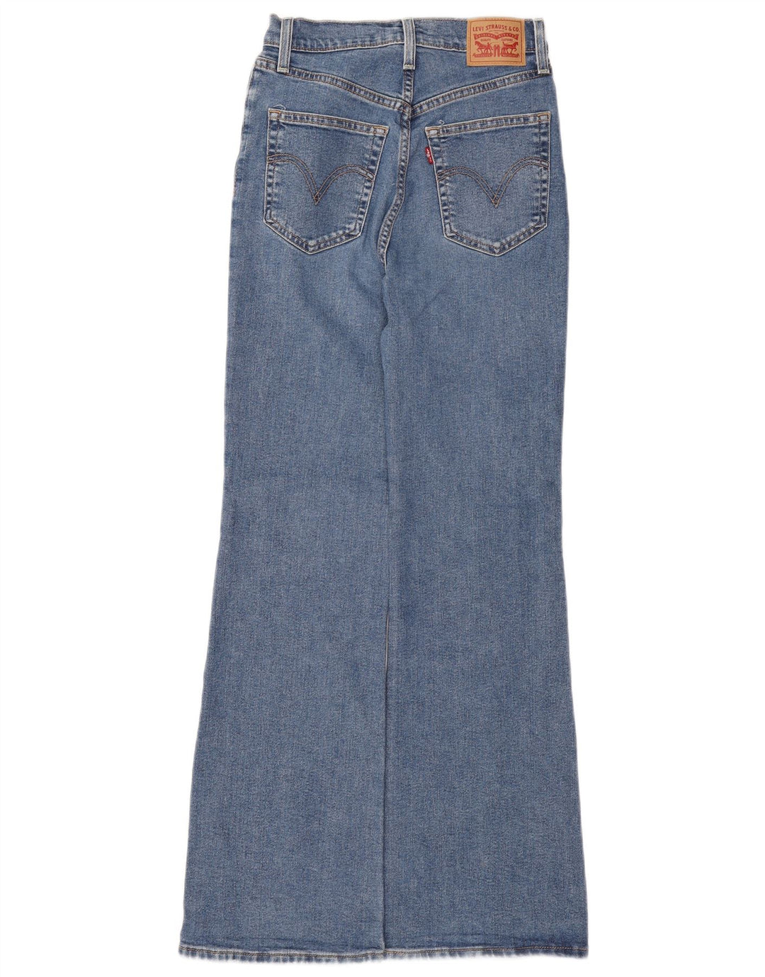 Levi's Dame Ribcage Bootcut Jeans W27 L31 Blå Bomuld