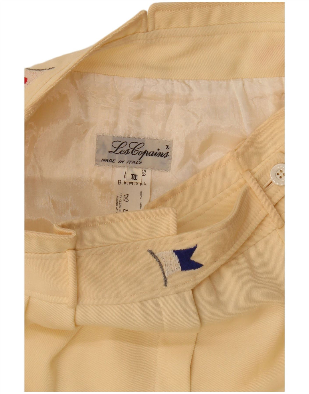 Les Copains A-line nederdel til kvinder W28 Medium Off White Uld