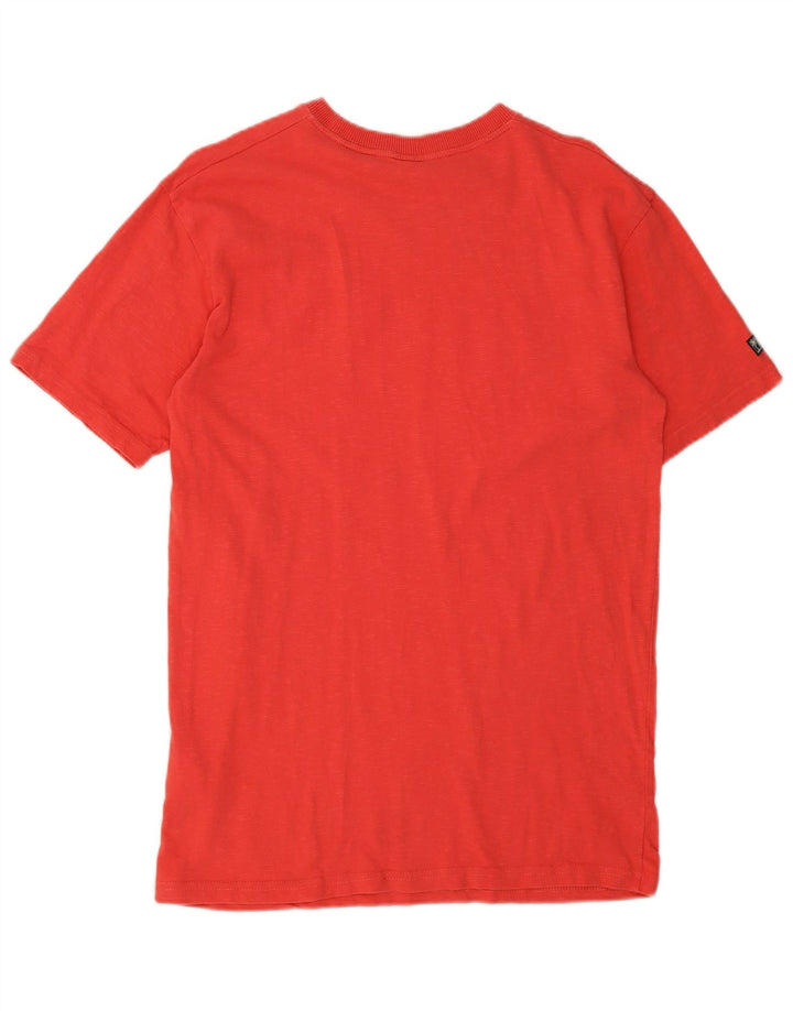 Superdry Grafisk T-shirt top til mænd, lille rød bomuld