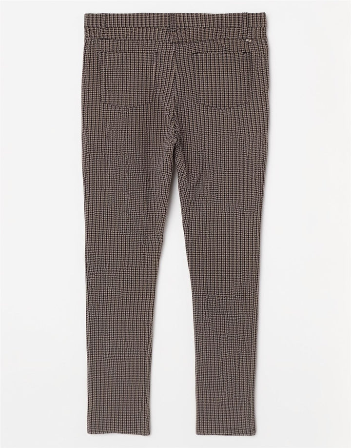 Ellesse Dame Slim Casual Bukser Medium W30 L28 Grå Houndstooth Viscose