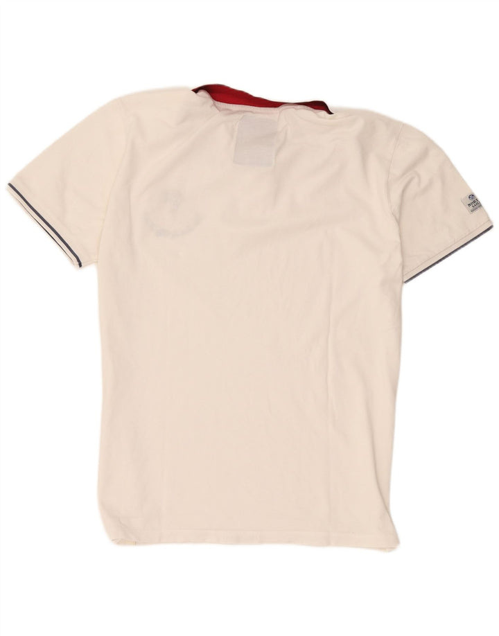 North Sails Herre Grafisk Polo Shirt 2XL Hvid Bomuld