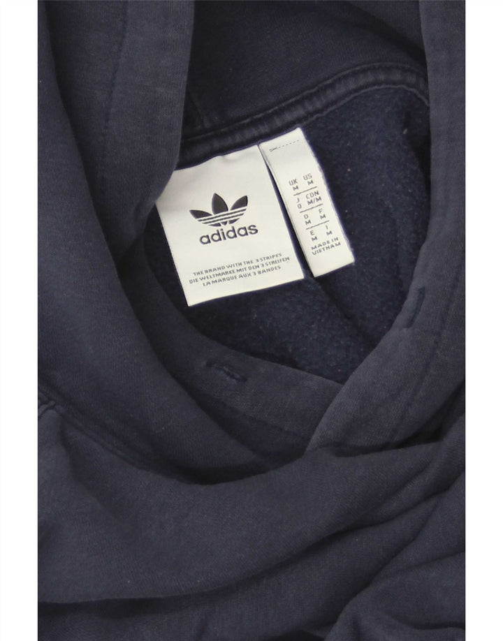 Adidas Grafisk hættetrøje til mænd mellem marineblå